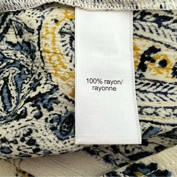 Maurice’s Women’s Pullover Boho Peasant Top Sz 2X Multi Colors Flutter Sleeves - Picture 9 of 16